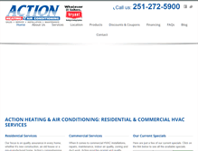 Tablet Screenshot of callaction.net